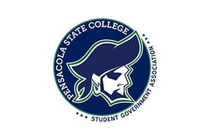 Pensacola State College Student Government Association emblem for campus leadership.