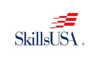 SkillsUSA logo representing career and technical education excellence.