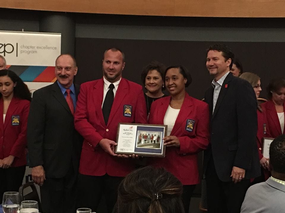 High school students win at SkillsUSA national event, demonstrating excellence in technical skills.
