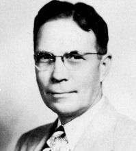 Historical image of a college faculty member at Pensacola State College.