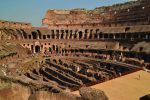 Ancient Roman amphitheater showcasing historical architecture, ideal for honors program students stu.