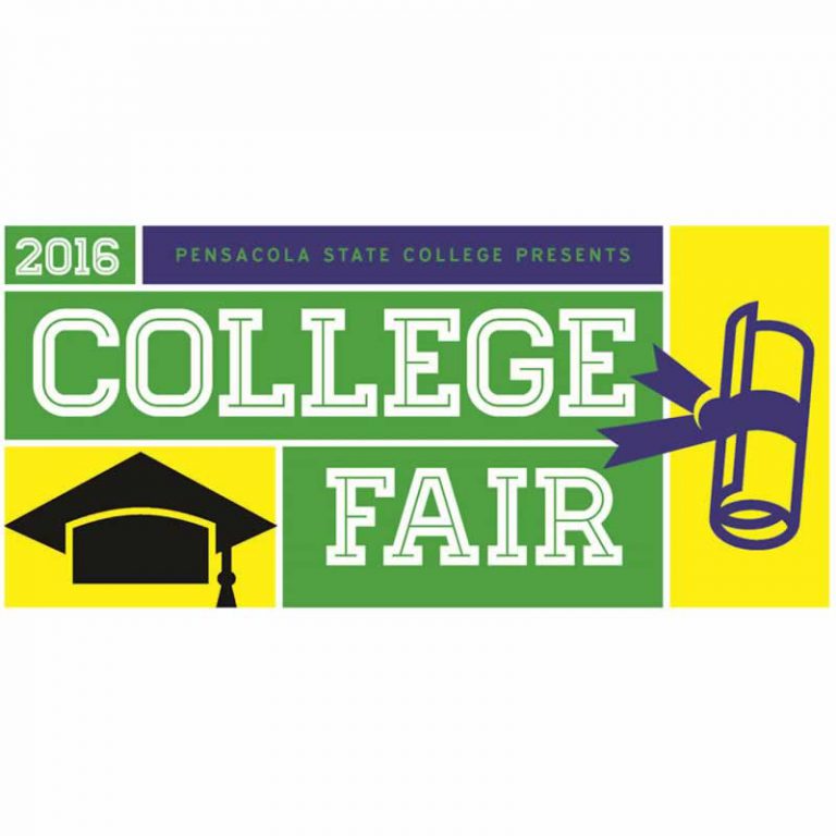 College Fair 2016 at Pensacola State College for high school students exploring college options and.