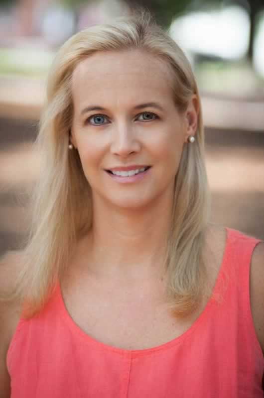 Katherine Clark, author and expert in Southern fiction, speaks at Pensacola State College during a b.