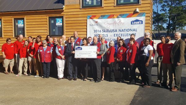 SkillsUSA chapter at Pensacola State College awarded $2,000 grant from Lowe&rsquo;s for student skills tra.