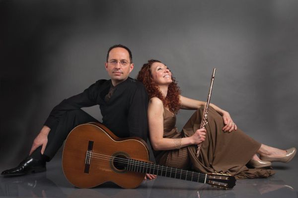 Dynamic chamber music performance by Cavatina Duo at Pensacola State College.