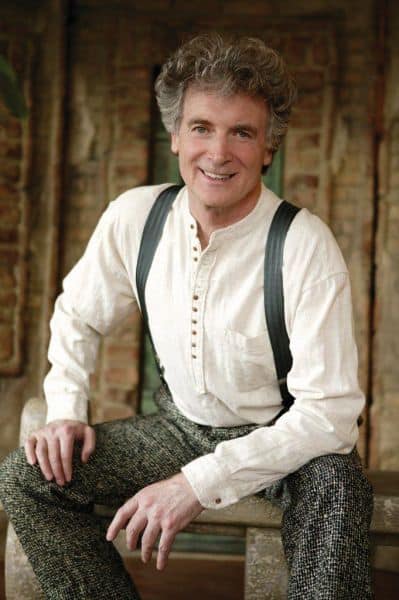 Irish storyteller performing traditional music at PSC Ashmore Auditorium on March 10, celebrating Ir.
