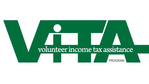 VITA program logo for accessible tax assistance and community service.