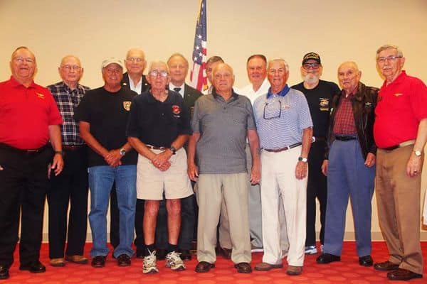 Vietnam veterans honored at Pensacola State College Vietnam Veterans recognition event.