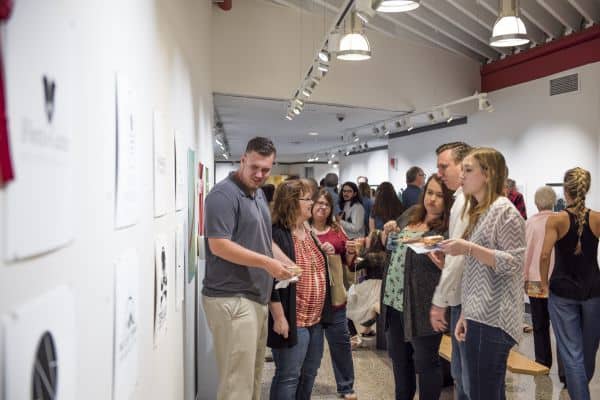 Student art exhibition at Pensacola State College Visual Arts event showcasing talented students rec.