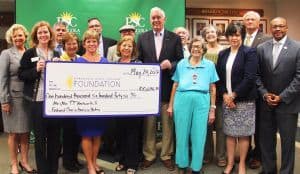 Endowed chair donation at Pensacola State College honoring T.T. Wentworth Jr. Foundation for support.