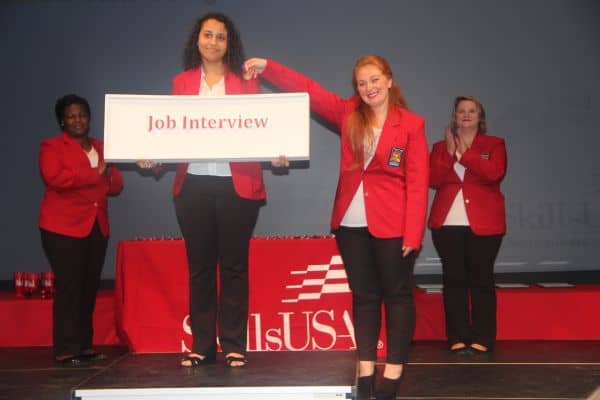 Students participating in SkillsUSA national competition at Pensacola State College.