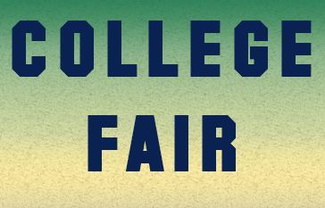 Students at College Fair 2017 engaging with college representatives for higher education opportuniti.