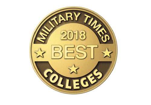 Military Times Best Colleges 2018 recognition for Pensacola State College's commitment to veteran su.