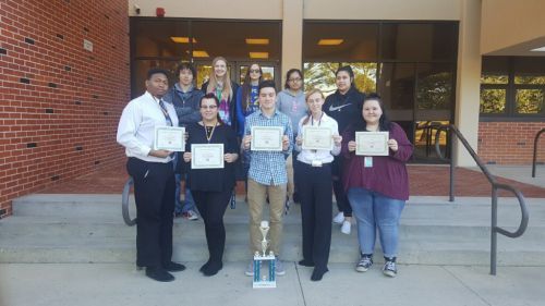 Outstanding FBLA Chapter at Collegiate High recognized for leadership and excellence in District 1.