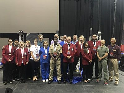 SkillsUSA national conference participants from Pensacola State College.