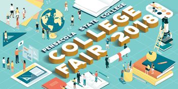 Discover Pensacola State College's 2018 college fair event for prospective students and families.