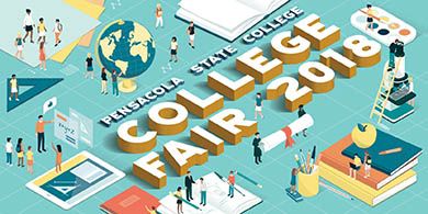 Engage with college representatives at Pensacola State College's September college fair event.