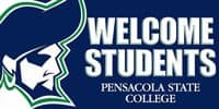 Students registering for fall classes at Pensacola State College campus.