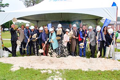 New STEM building groundbreaking ceremony at Pensacola State College.