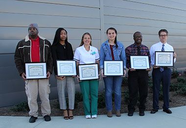 Diverse group of PSC students awarded for leadership and service excellence.