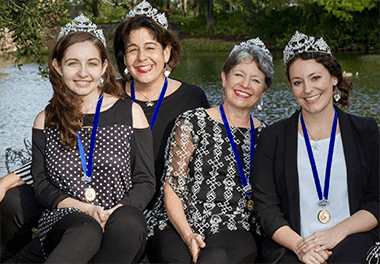 Students recognized for leadership and service achievements.
