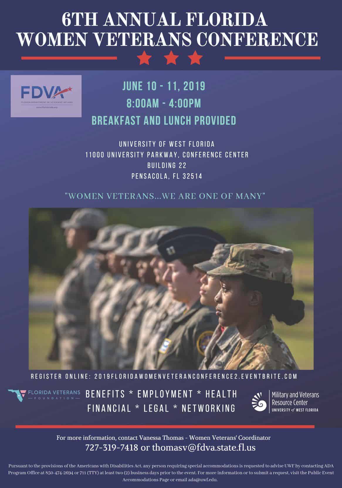 6th Annual Florida Women Veterans Conference Women veterans in uniform at Florida conference, military service, empowerment event.