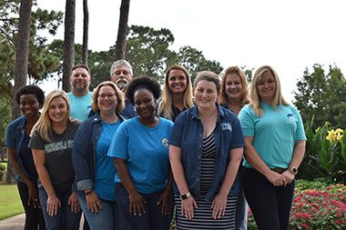 Group photo of Pensacola State AFC chapter officers and members for 2019-2020.