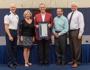 Prominent alumni honored during Pensacola State College sports recognition ceremony.