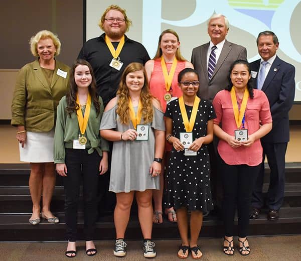 High-achieving students recognized for academic excellence and leadership.