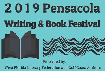 Writing & Book Festival at Pensacola State College, celebrating literature and authors in 2019.