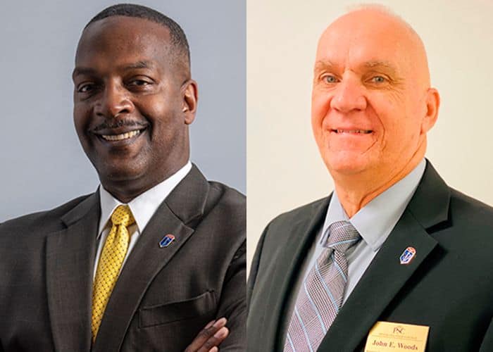 Rob Gregg and John Woods, AFC members, featured in November spotlight for leadership in higher educa.