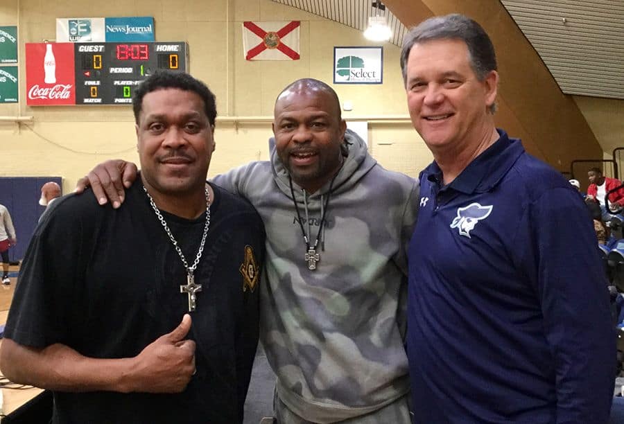 Former PSC basketball champion returns to college for inspiring game. Celebrating former college basketball champion's return to Pensacola State College.
