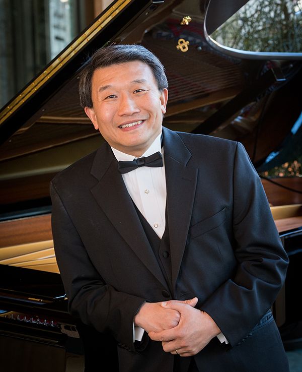 Pianist Xun Pan performing at PSC for Beethoven&rsquo;s birthday celebration.