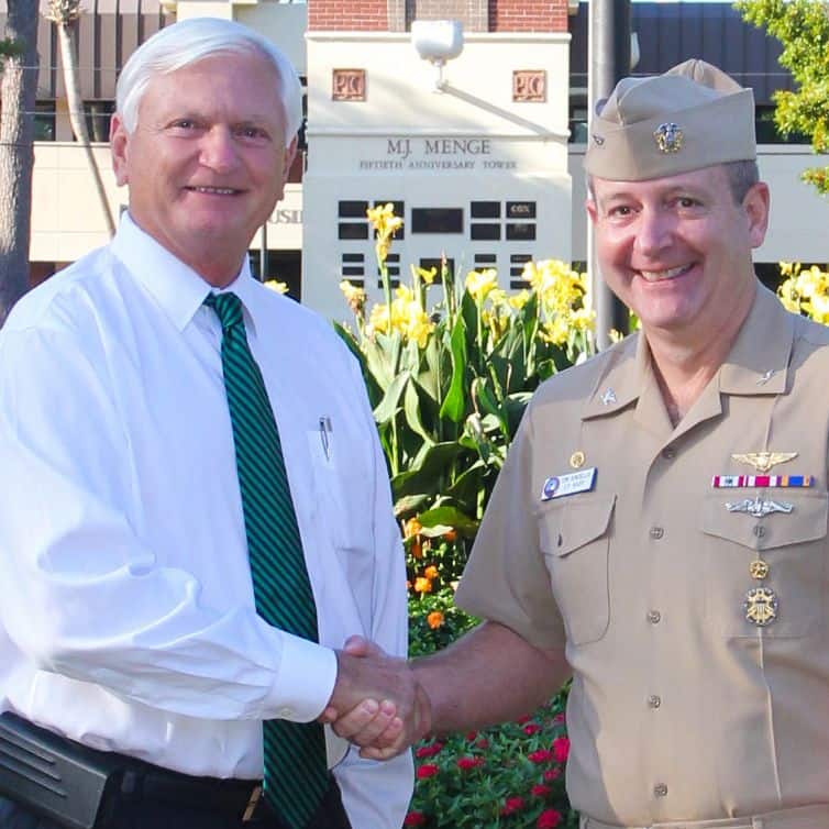 Pensacola State College recognized as a Military Friendly School for supporting military students.