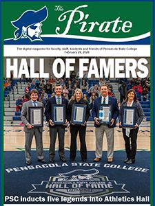Pirates inducted into the Hall of Fame at Pensacola State College, February 28, 2020.