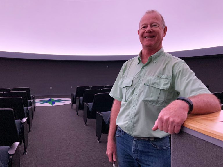 Educational planetarium at Pensacola State College showcasing astronomy and space science.