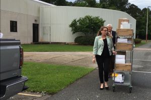 Pensacola State College donates medical protective gear to local healthcare facilities.