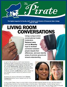 Accessible higher education event at Pensacola State College campus.