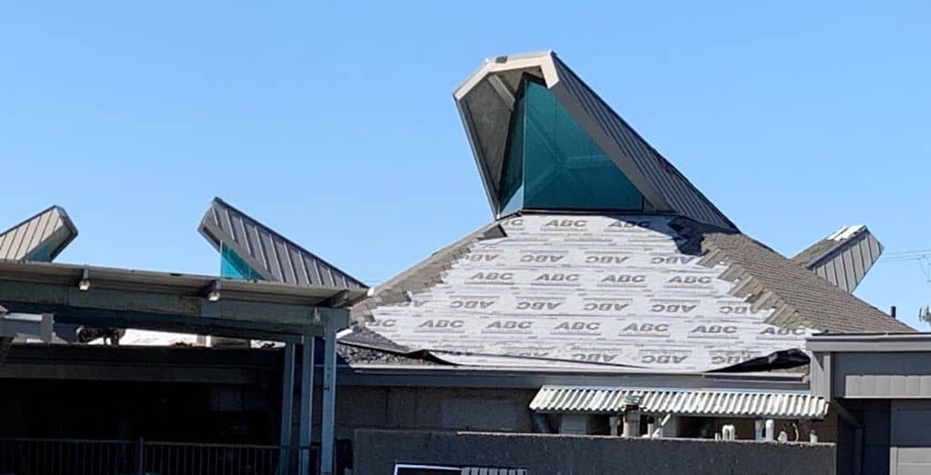 Hurricane Sally impacts campus buildings, highlighting the importance of disaster preparedness for v.