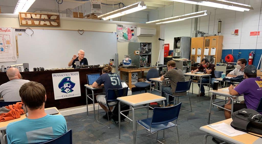 decorative image of glengormanteaching , HVAC instructor retiring after bringing decades of experience to PSC classrooms 2020-11-19 13:38:50