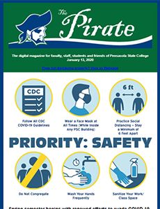 College safety tips including CDC guidelines, mask-wearing, social distancing, handwashing, and sani.