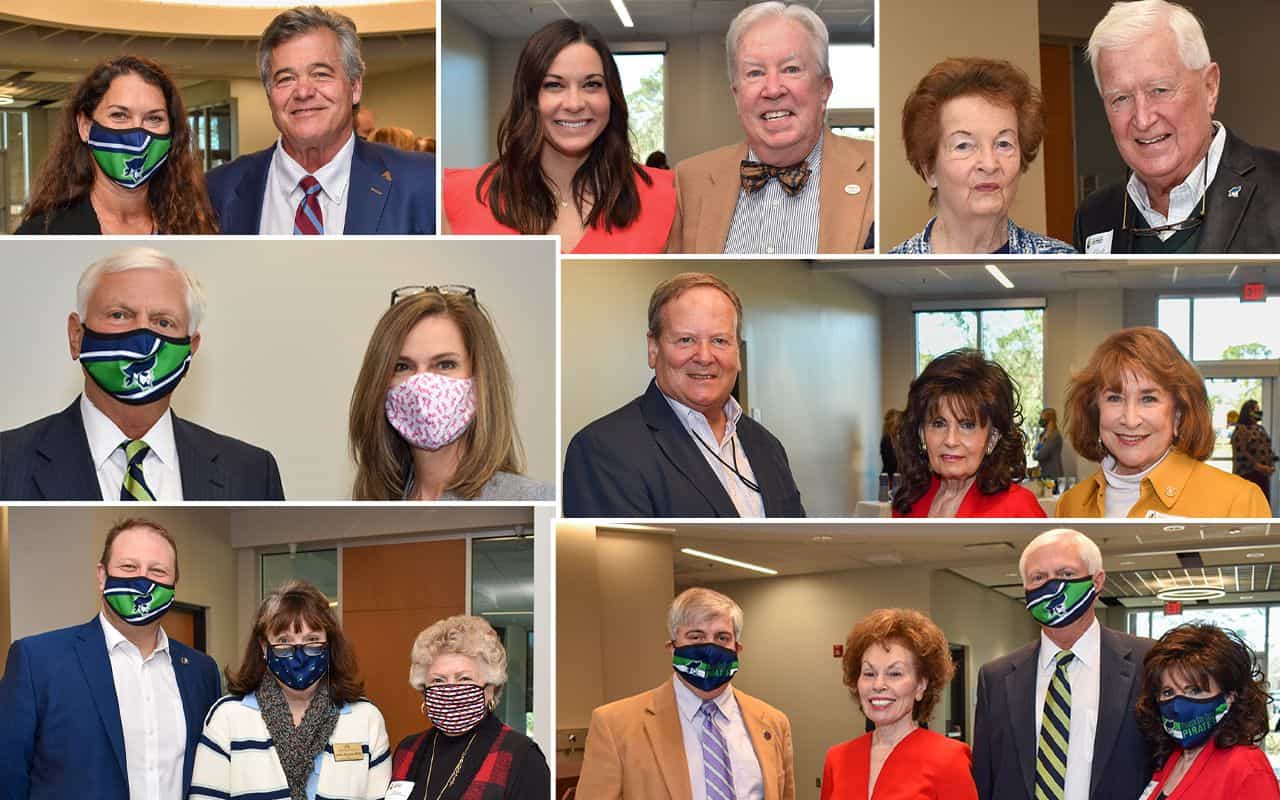 College supporters and donors celebrate Pensacola State&rsquo;s successful capital campaign.