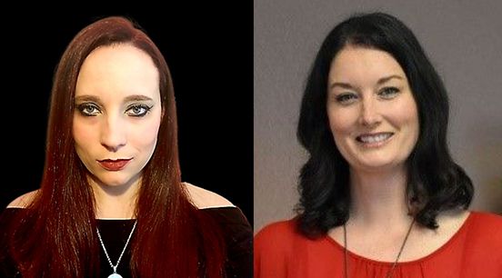Student with award-winning essay on PSC faculty member Amber Carey at Pensacola State College.