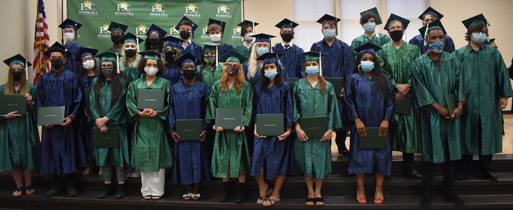 decorative image of 2021AdultGEDGrads , Pensacola State Adult Education graduates believe GED will help them realize dreams 2021-05-19 11:34:02