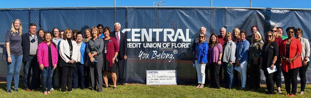 Generous $100,000 pledge from Central Credit Union of Florida supports Pensacola State College athle.