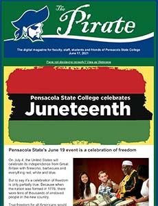 Pensacola State College Juneteenth event honoring freedom and heritage.