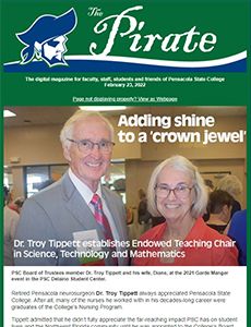 Dedicated faculty members at Pensacola State College recognized for outstanding teaching and leaders.