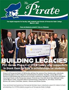 Building Legacies at Pensacola State College.