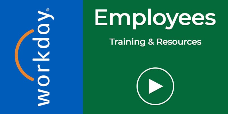 Employee training and resources for Workday platform at Pensacola State College.