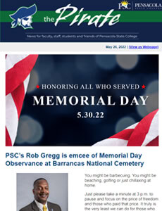 Honoring all who served on Memorial Day, May 30, 2022, at Barrancas National Cemetery.